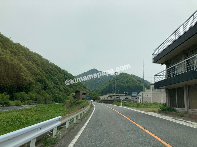 今庄宿への道