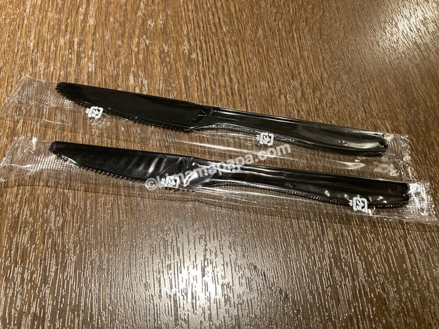 福井県丸岡町、谷口屋のプラスチックナイフ