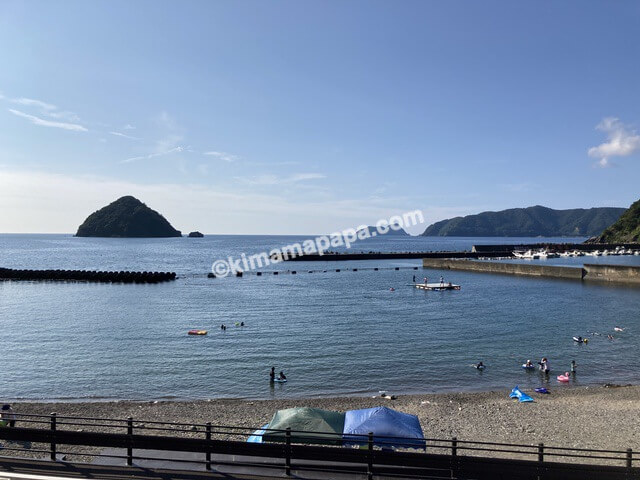福井県若狭町、世久見海水浴場