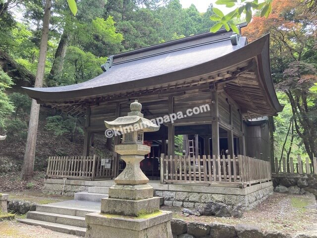若狭町、熊川宿の白石神社