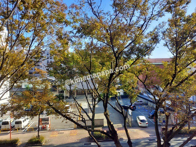 福岡県福岡市のダイワロイネットホテル博多冷泉、モデレートツインルームから見た景色