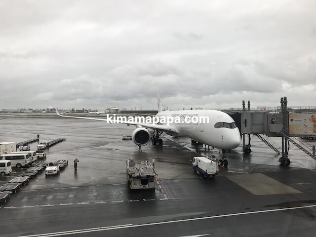 羽田第1ターミナル、JAL-A350