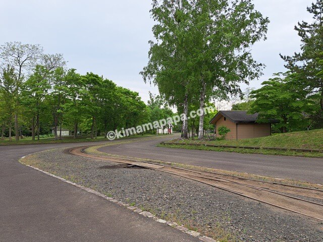 北海道札幌市の北海道開拓の村、馬車鉄道