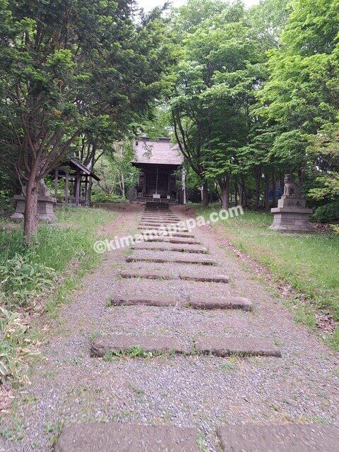 北海道札幌市の北海道開拓の村、旧信濃神社