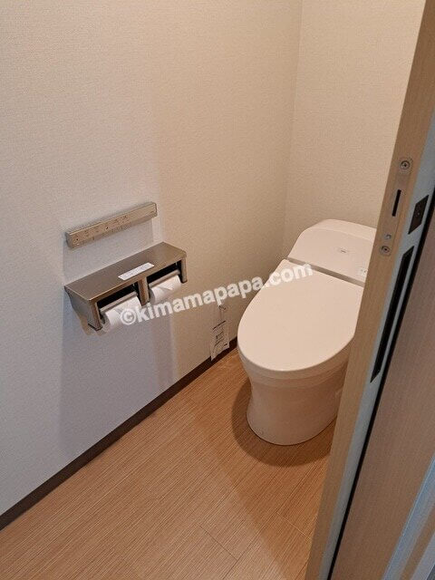 石川県金沢市のダイワロイネットホテル金沢MIYABI、コンセプトダブルルームのお手洗い