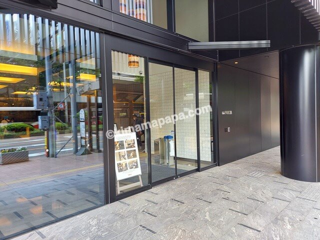 石川県金沢市のホテルフォルツァ金沢、正面入口