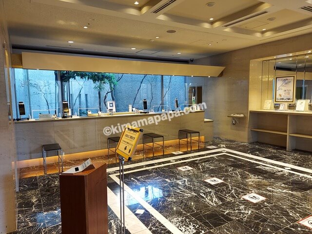 金沢マンテンホテルのフロント