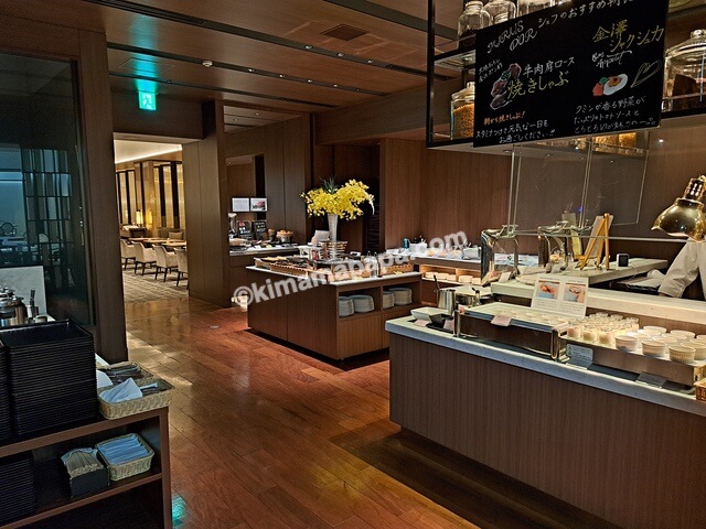 石川県金沢市の金沢東急ホテル、朝食のビュッフェ
