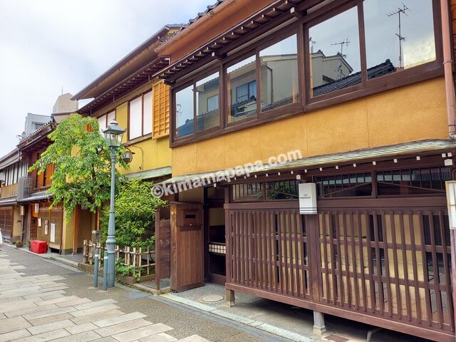 石川県金沢市のにし茶屋街、cafe PRESTAT（プレスタ）