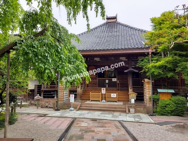 石川県金沢市、妙立寺の本堂