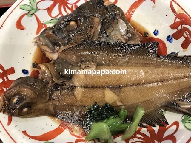 金沢、魚がし食堂の煮魚