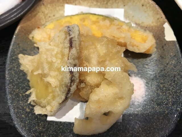金沢、魚がし食堂の天ぷら