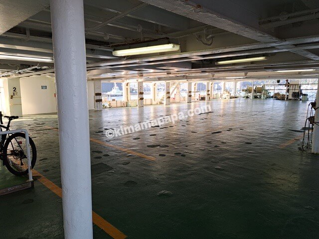久里浜港→金谷港の東京湾フェリー、駐車場