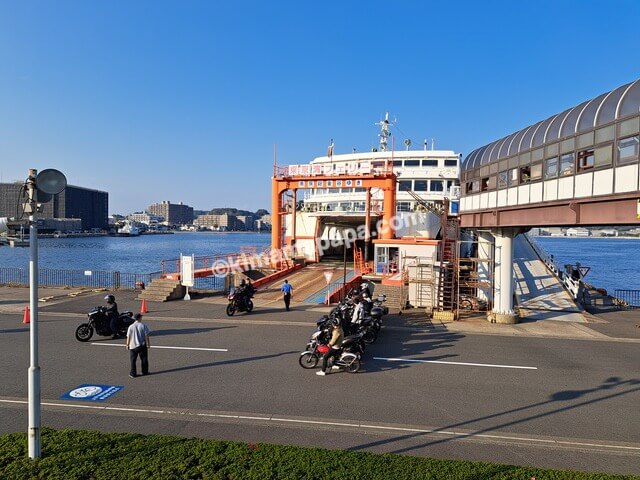 久里浜港の東京湾フェリー