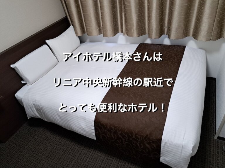 神奈川県相模原市のアイホテル橋本、ダブルルームのベッド
