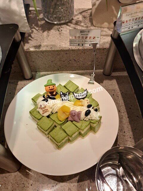 神奈川県横浜市のハーバーキッチン、抹茶ケーキ