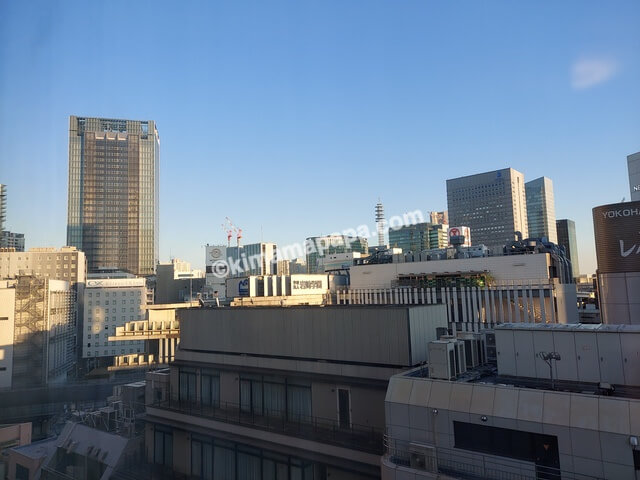 神奈川県横浜市のリッチモンドホテル、コンフォートダブルルームから見た景色
