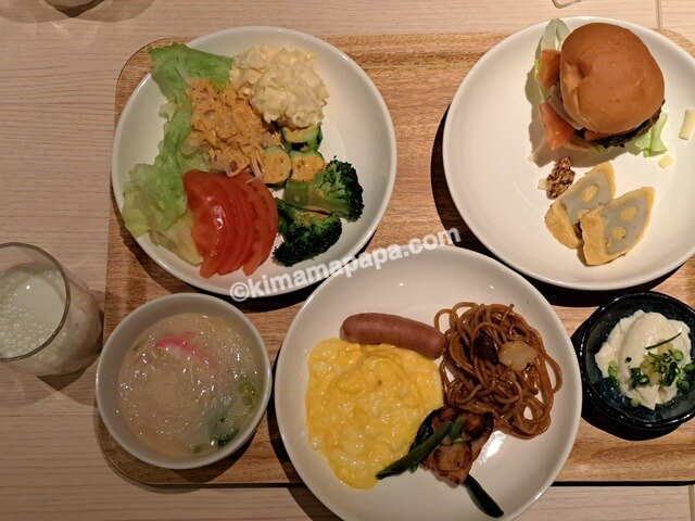 熊本県熊本市、レフ熊本の朝食ビュッフェ