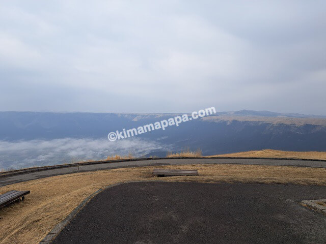 熊本県阿蘇市、大観峰からの雲海
