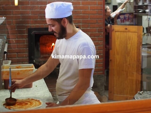 セントジュリアン、イル・ロクナのピザ作り