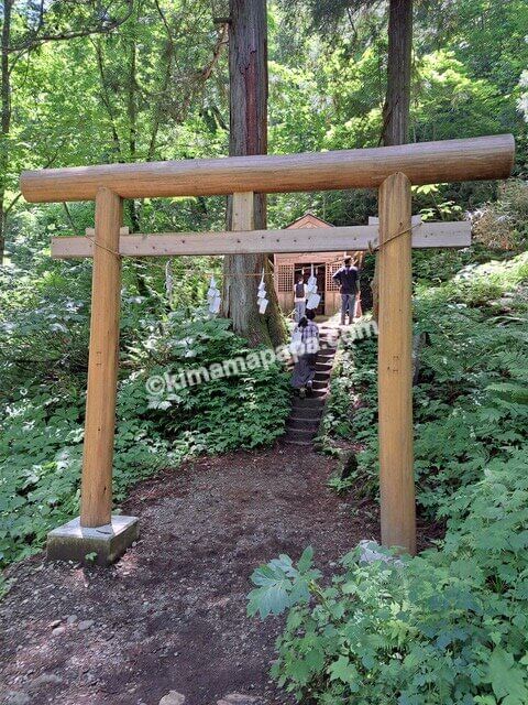 長野県長野市戸隠、戸隠神社奥社の飯縄社