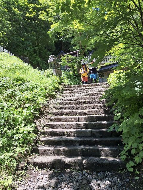 長野県長野市戸隠、戸隠神社奥社の参道