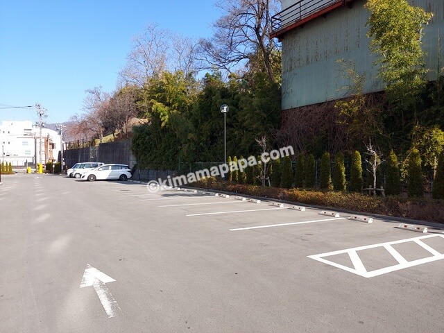 長野県上田市のルートインGrand、駐車場