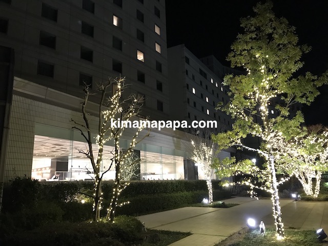 成田東武ホテルエアポートの中庭