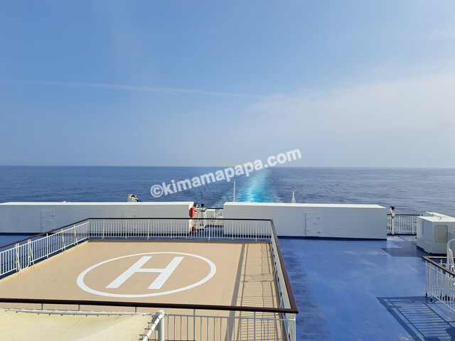 新潟港→小樽港の新日本海フェリーあざれあの航海
