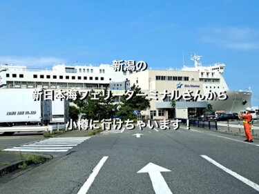 新潟の新日本海フェリーターミナルさんから小樽に行けちゃいます！