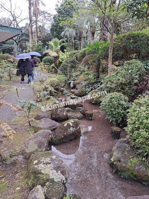 大分県別府市の海地獄、小道