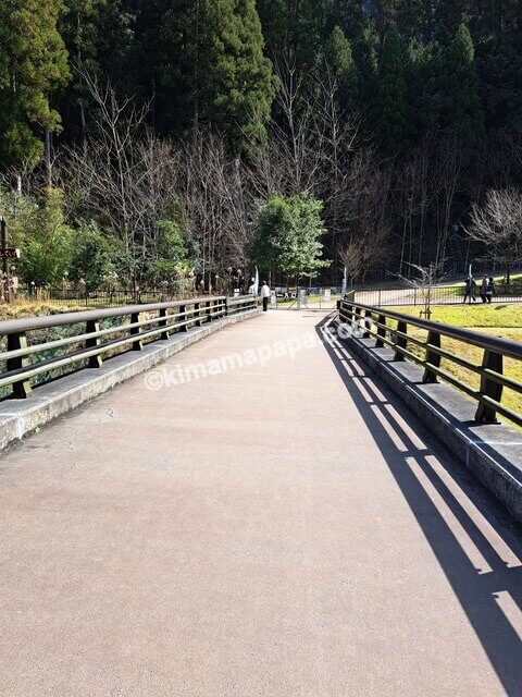 大分県日田市、進撃の巨人 大山ダム銅像