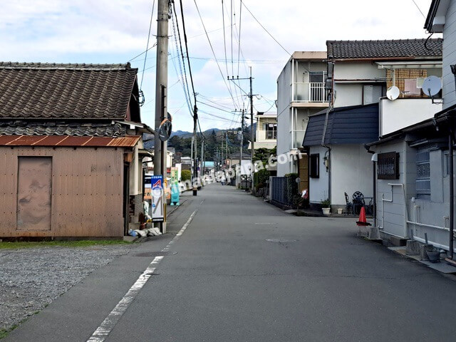 大分県日田市、豆田町への道路