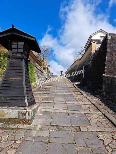 大分県杵築市、酢屋の坂