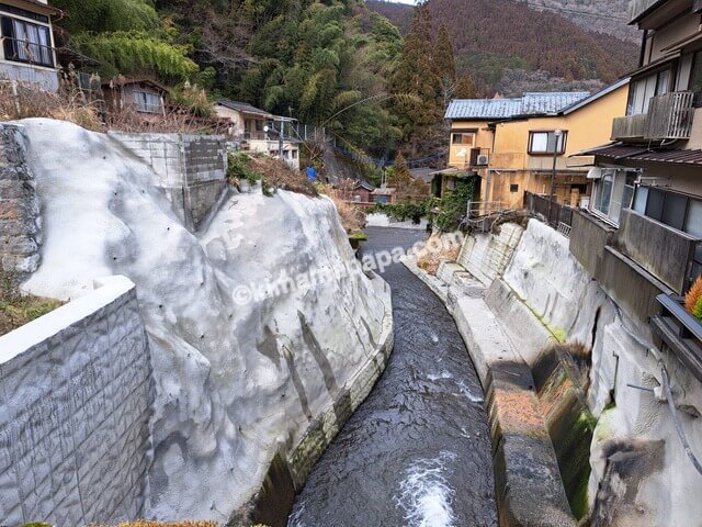 大分県湯布院町、湯平温泉街