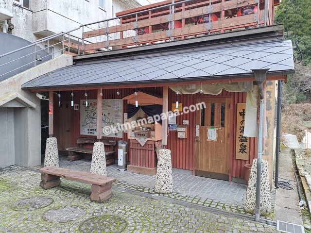 大分県湯布院町、湯平温泉街