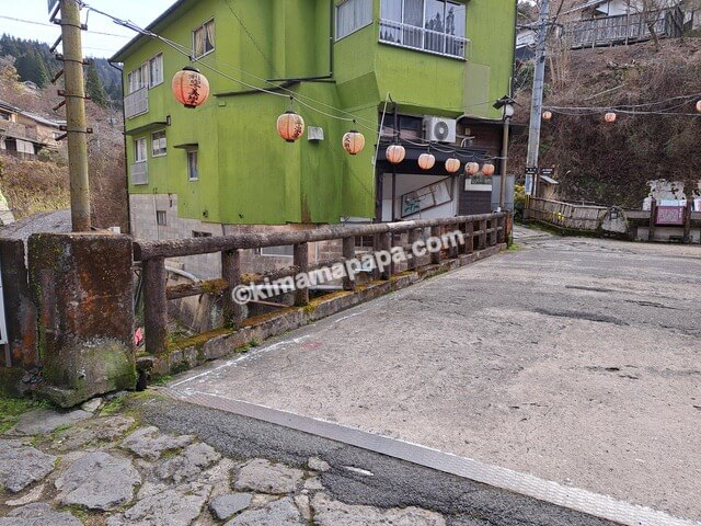 大分県湯布院町、湯平温泉街