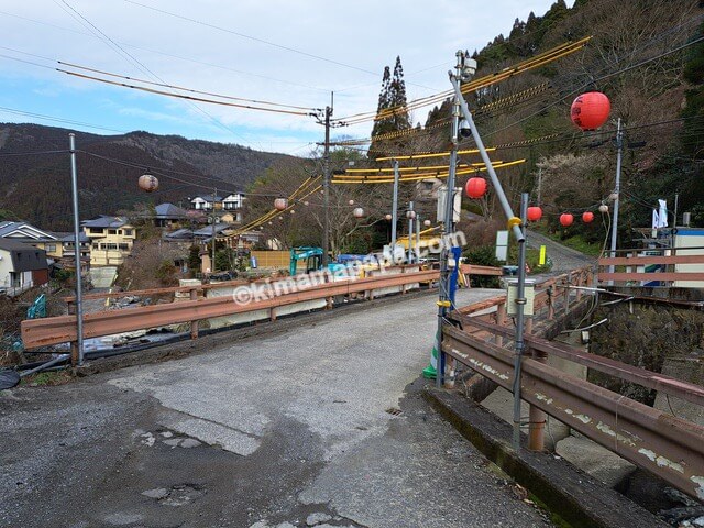 大分県湯布院町、湯平温泉街