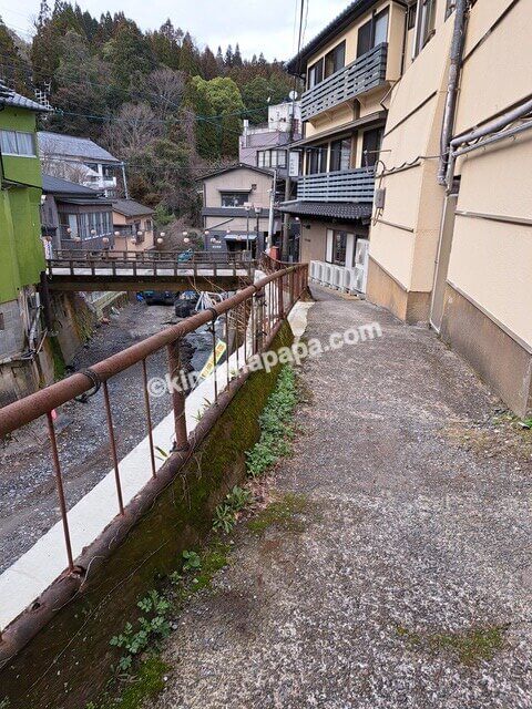 大分県湯布院町、湯平温泉街