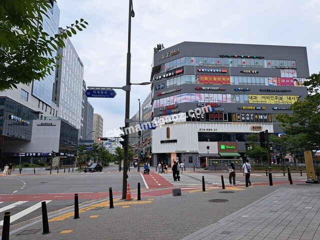 ソウル江西区、クムコギッチッ前の交差点