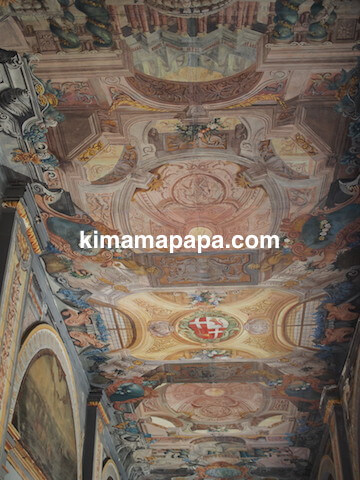 ヴァレッタ、騎士団長の宮殿の天井