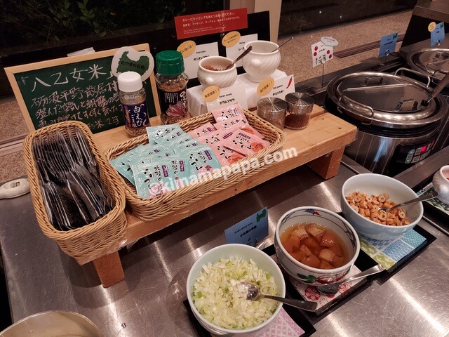 ANAクラウンプラザホテル富山、朝食のお味噌汁