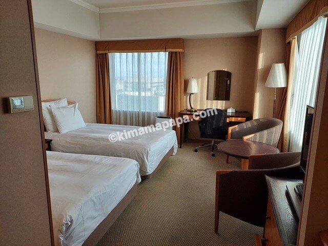 ANAクラウンプラザホテル富山、レギュラーフロアのデラックスツインルーム